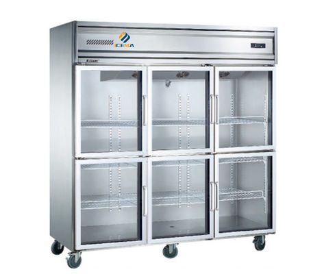 Buon prezzo 1350L Ristorante Congelatore commerciale Congelatore verticale in linea