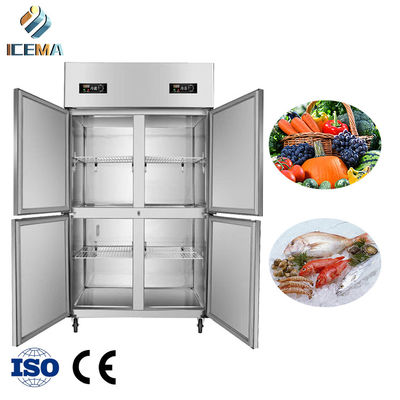 bassa temperatura astuta libera gelo commerciale verticale del congelatore di frigorifero 797L per il ristorante
