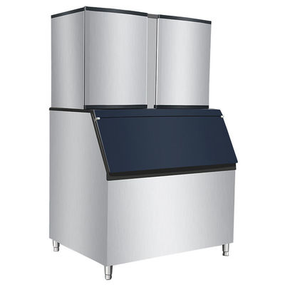 Buon prezzo Macchine per cubetti di ghiaccio commerciali con materiale in acciaio inossidabile di tensione 220-240V in linea