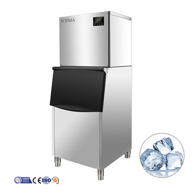 Buon prezzo Negozio alimentare ICEMA Automatica 300KG 400kg 500kg Ice Cube Maker Machine in linea