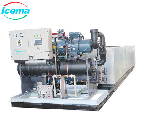 Buon prezzo Macchina professionale per la produzione di blocchi di ghiaccio con funzionamento automatico e produzione giornaliera di 5 tonnellate in linea