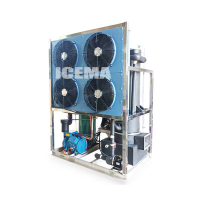 Buon prezzo 8.66KW Tube Ice Maker per bar in impianti chimici Conveniente e durevole in linea