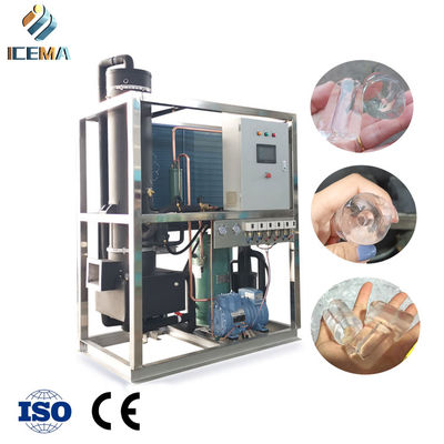 Buon prezzo Macchina per la fabbricazione di ghiaccio per tubi industriali per ristoranti 1T 5T 10T Facile da usare 220V/380V in linea