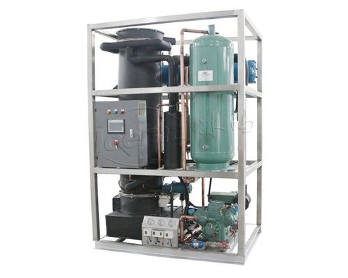 Buon prezzo Grande produzione di ghiaccio 40KW cilindrica tubo macchina di ghiaccio TV50 Per il Medio Oriente arabo in linea