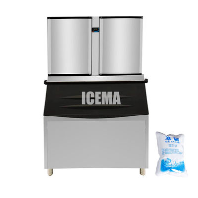 Compressore Emerson ICEMA Macchina automatica da 1 tonnellata per la produzione di ghiaccio