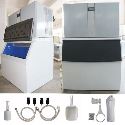 Buon prezzo 220-380V tensione e R404a/R507a refrigerante macchina commerciale di ghiaccio su misura in linea