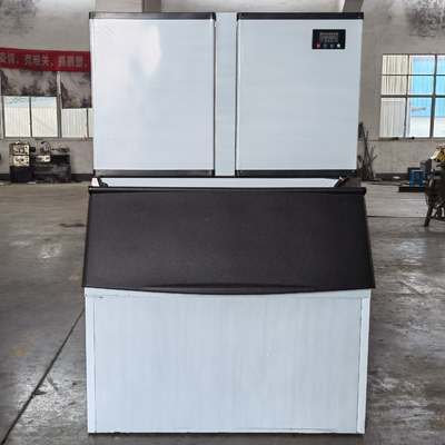 Macchina per ghiaccio a tubo commerciale 500 kg 1000 kg produzione 24 ore con compressore Bitzer